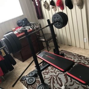 Bench press set